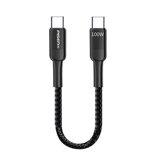 品胜0.3米短款双头typec数据线ctoc充电宝tc短线PD快充C口双tpc适用华为苹果17/16手机充电线两头一样0.5米短