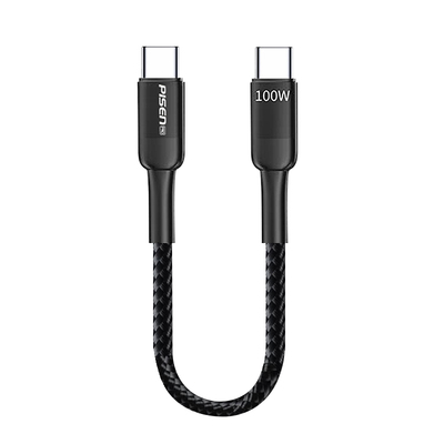 品胜100W双头typec短款充电线
