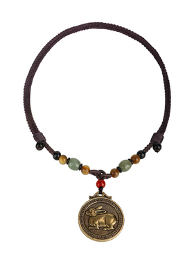 追师黄铜毛衣链男女通用情侣