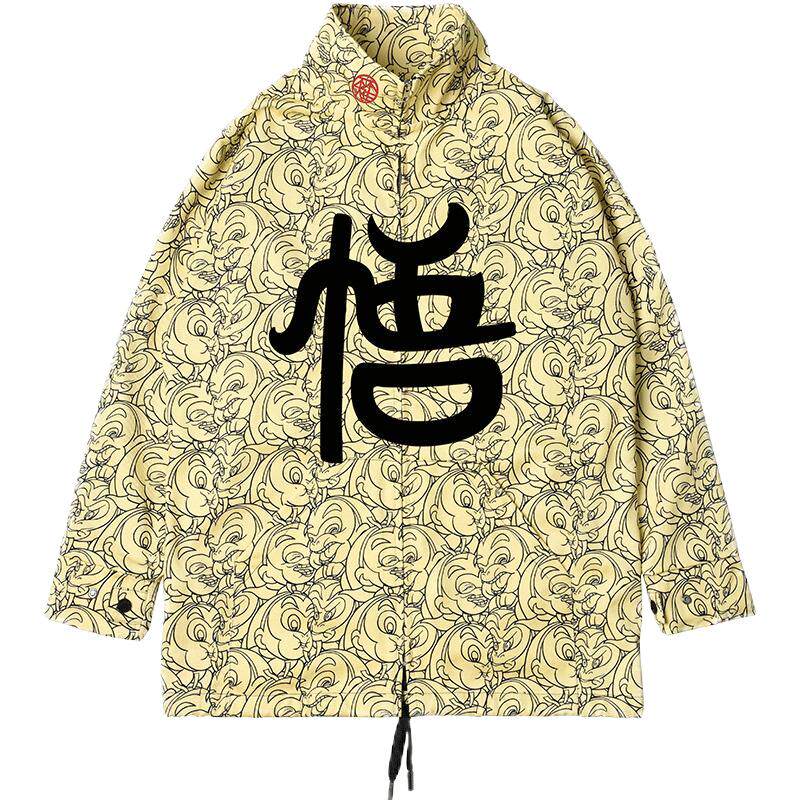 wookong大闹天宫联名黄色牛仔衣