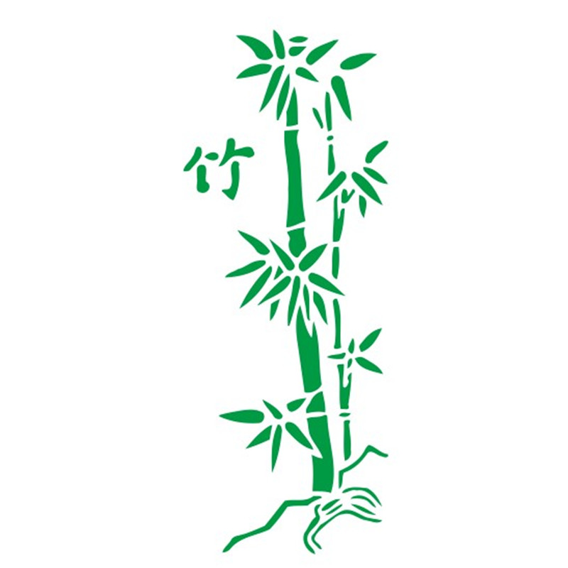 梅兰竹菊 四件套花朵墙绘镂空模板装修手绘井盖涂鸦画画DIY创意