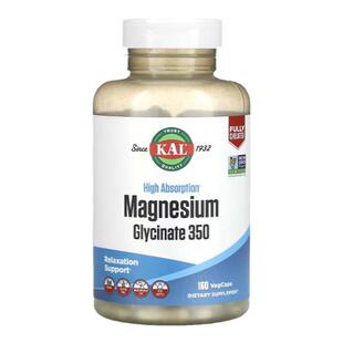 KAL高吸收甘氨酸镁补镁片螯合镁元素放松肌肉支持睡眠焦虑记忆