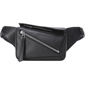 自营LOEWE牛皮革胸包腰包