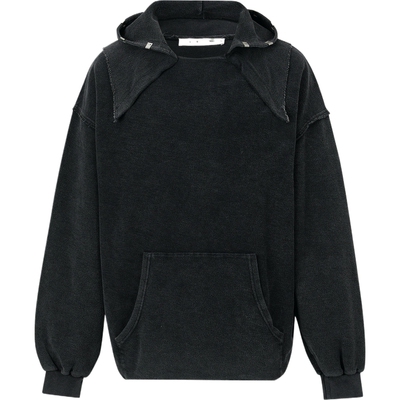 【折扣】1017 ALYX 9SM 秋冬男宽松带缀饰毛圈布连帽卫衣