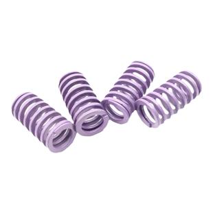 深紫色KY大压缩量中荷重模具弹簧怡合达矩形弹簧模具螺旋压缩扁簧