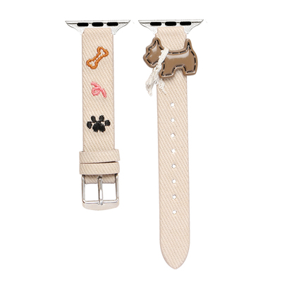 适用vivowatchgt2手表带牛仔皮质