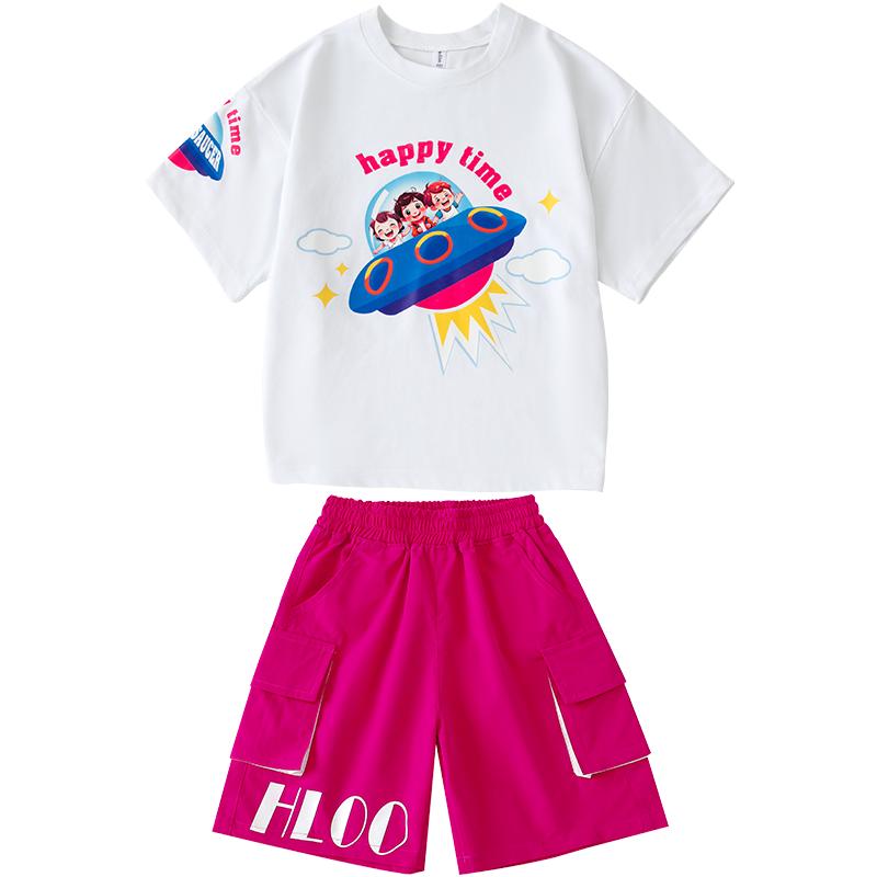 儿童啦啦队演出服六一幼儿园大合唱表演服小学生拉拉操运动会服装