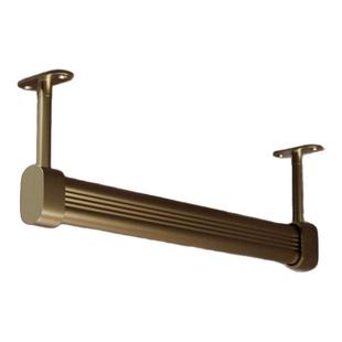 u型挂衣杆浅衣柜顶装衣通纵向竖向挂杆橱柜内薄柜衣架L吊杆阳台柜