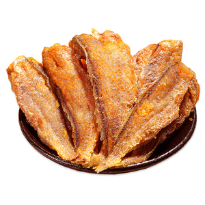 香酥小黄鱼干黄花鱼酥脆即食小鱼干孕妇休闲零食网红黄鱼酥旗舰店
