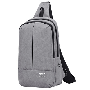 七匹狼胸包斜挎包男单肩包ins潮大容量运动款夏季斜肩包正品挂包