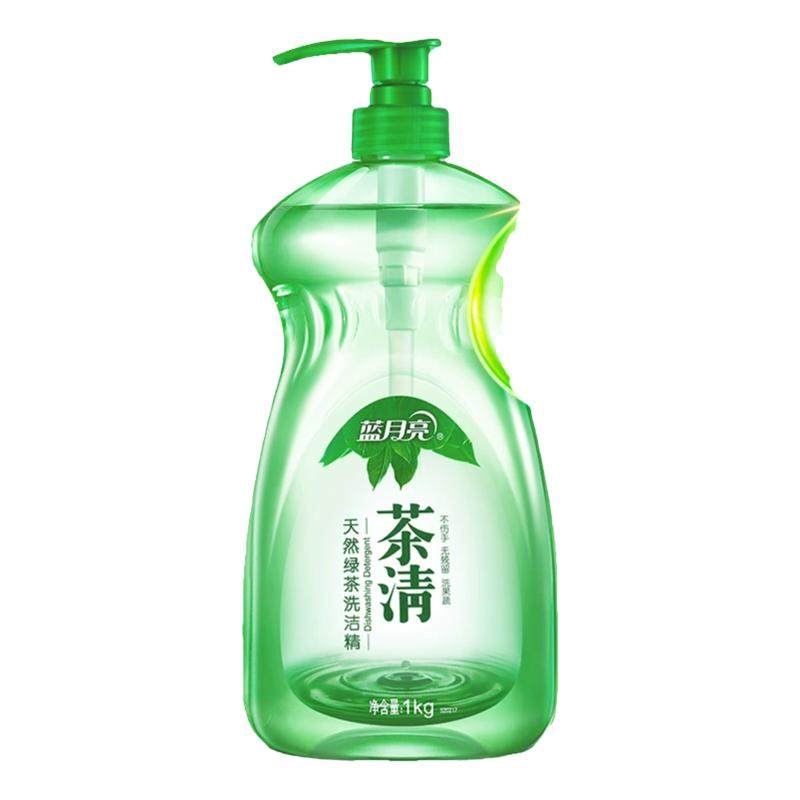 蓝月亮天然茶清洗洁精 厨房家用去油食品可用果蔬清洗剂官方正品