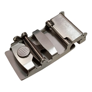 不锈钢卡槽皮带扣男士腰带纯钢自动扣头3.5裤带卡扣加厚配件耐用