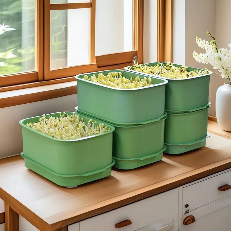 豆芽发芽盆育苗盘食品级家用豆芽机发豆芽专用盆神器生黄绿豆芽罐