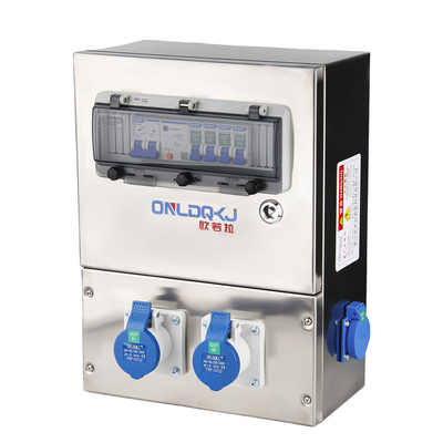 304不锈钢工业航空壁挂式插座箱