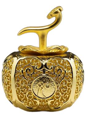 诸事如意铜摆件铜师傅黄铜如意