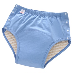 老年人隔尿裤可洗纯棉护理拉拉裤尿裤子防侧漏姨妈裤透气护理神器