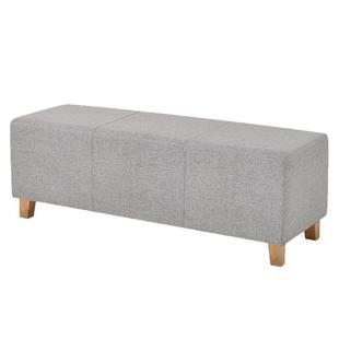 实木收纳沙发凳子服装店试衣间换鞋储物长条凳简约布艺床尾置物凳