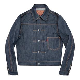 红风 TYPE1原色牛仔夹克LVC506丹宁阿美咔叽牛仔外套男机车牛仔衣