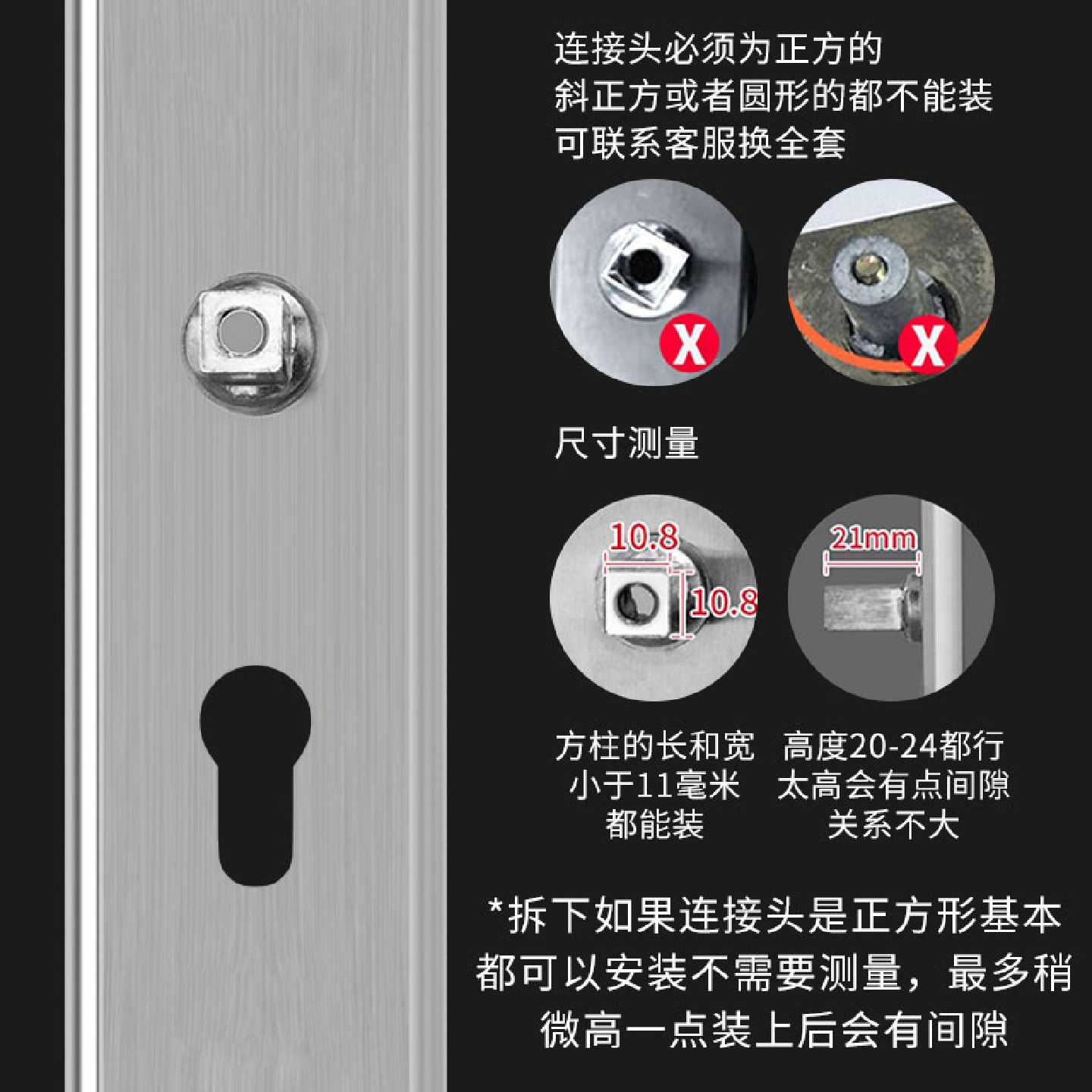 门把手手柄门锁配件大全卫生间通用型卧室室内房门厕所木门拉手具