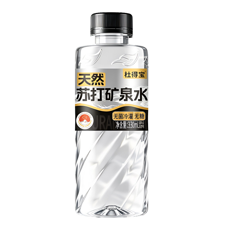 【整箱24瓶】天然苏打矿泉水弱碱性PH8.5无糖0脂0卡矿物质饮用水