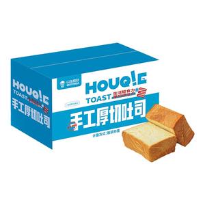 山羊叔叔手工厚切吐司面包早餐代餐蛋糕零食整箱盒装