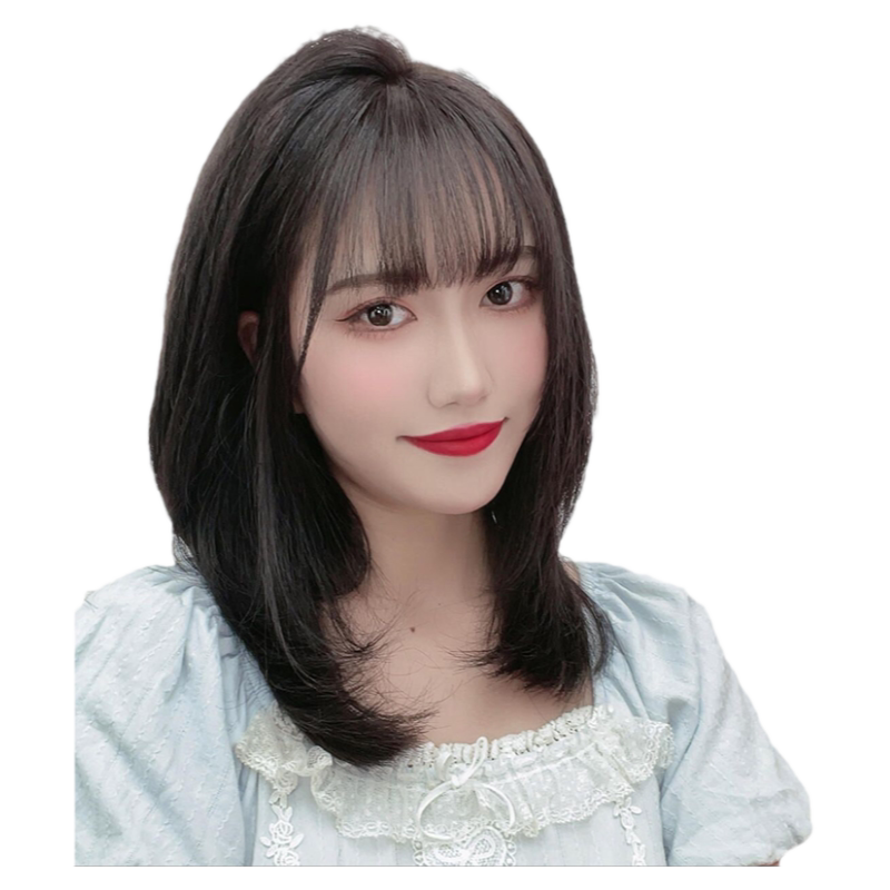 小野家假发蓬松自然锁骨发初恋发