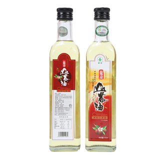 有机山茶油福建龙凌手作一级低温冷榨食用茶籽油500毫升2瓶礼盒装