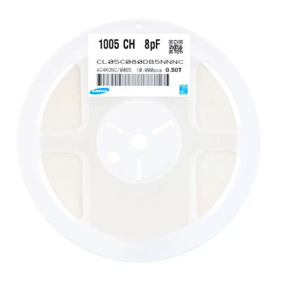 原装 0402贴片电容 50V 8PF ±0.5PF COG CL05C080DB5NNNC (50只)