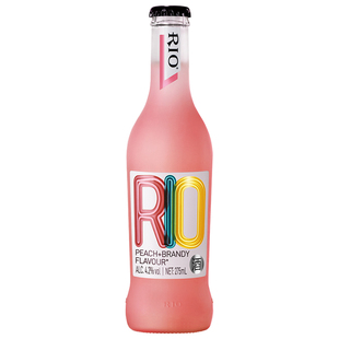 RIO锐澳鸡尾酒新品玻璃经典瓶装霓虹标气泡果酒低度酒预调酒整箱