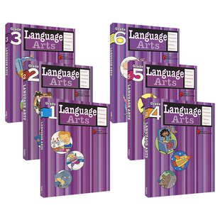 【自营】Harcourt Family Learning - Language Arts Grade 1-6哈考特家庭辅导英语语言艺术1-6年级 综合语法写作英文原版进口图书