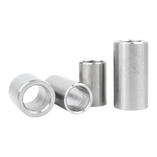 304不锈钢轴套加长圆柱套管钢套无牙螺丝空心衬套M2M3M4M5M6-M20