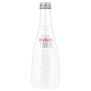 法国原装进口evian依云天然矿泉水玻璃瓶330ml*4瓶装饮用水多规格