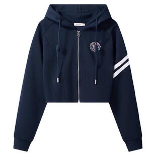 MARDI女装2026春季新款女士连帽开衫卫衣外套宽松休闲百搭上衣