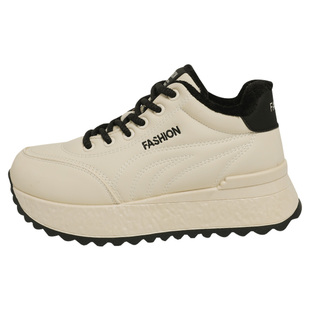 美拉德加绒加厚老爹鞋女踩屎感厚底保暖运动鞋冬季软底休闲二棉鞋