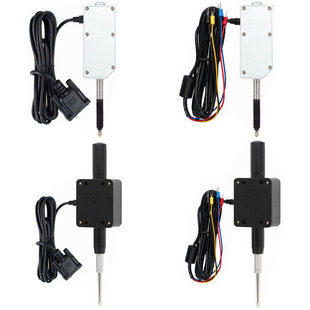 原点485高精度位移传感器直线气缸测距接触式数显位移计PLC单片机