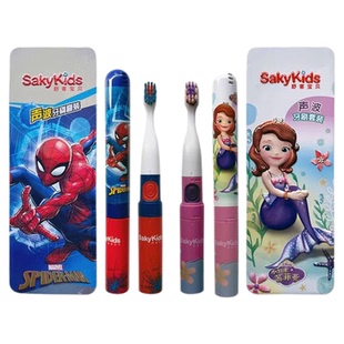 舒客宝贝儿童电动牙刷3-6-12岁宝宝便捷全自动声波护齿软毛刷头