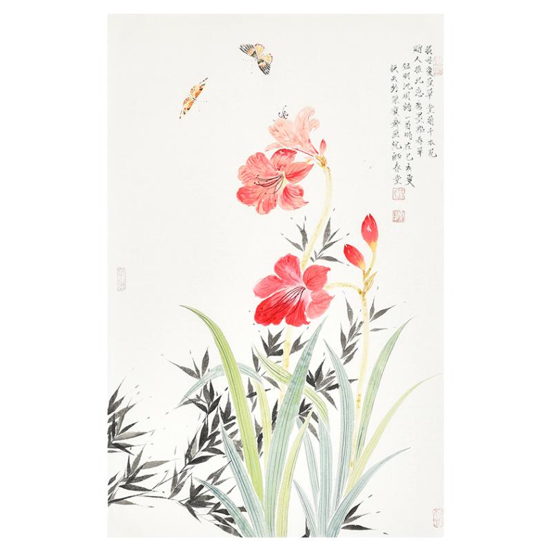 名师纯手绘工笔花鸟画