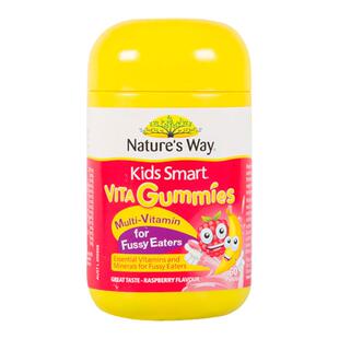 澳洲Nature's way澳萃维儿童挑食软糖补钙维生素维他命vc钙镁锌碘