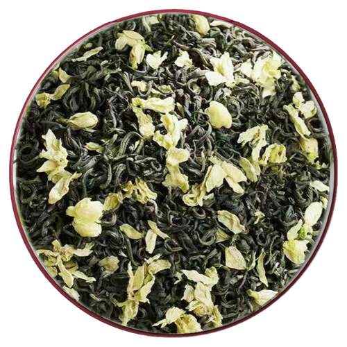 2026浓香型特级茉莉花茶叶飘雪茶叶散装罐装广西横县银针毛尖绿茶