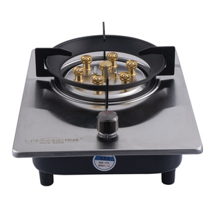 榄能嵌入式家用沼气灶台嵌两用旋火不锈钢面
