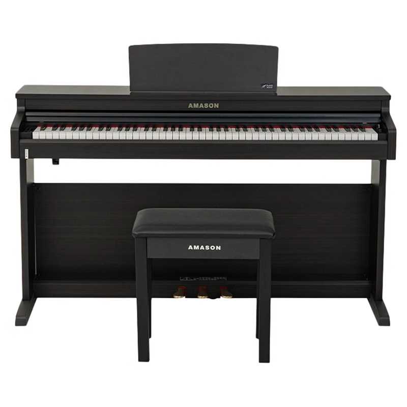 珠江艾茉森电钢琴88键重锤家用专业教学儿童成人数码钢琴AP350pro