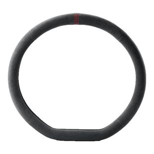 梵汐通用方向盘套Alcantara网格翻毛四季宝马奔驰奥迪大众本田