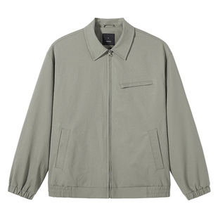 热风男士夹克外套2026年春季新款休闲教练员夹克翻领韩系夹克上衣