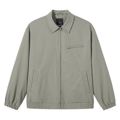 热风男士夹克外套2026年春季新款休闲教练员夹克翻领韩系夹克上衣