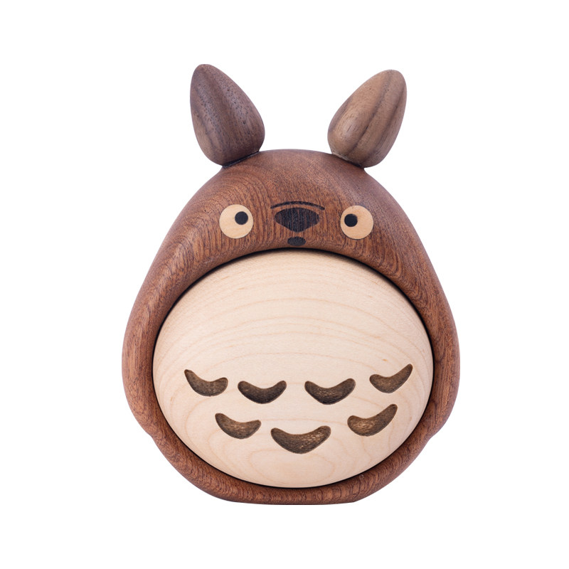 龙猫乳牙盒/创木工坊宝宝储牙盒儿童实木牙齿盒子创意收藏牙屋