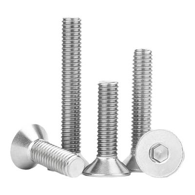 304不锈钢沉头内六角螺丝