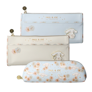 marks PAULJOE大耳狗联名限定新款文具大容量日系纯色透明笔袋化妆品收纳包洗漱包女生卡通化妆包学生女生