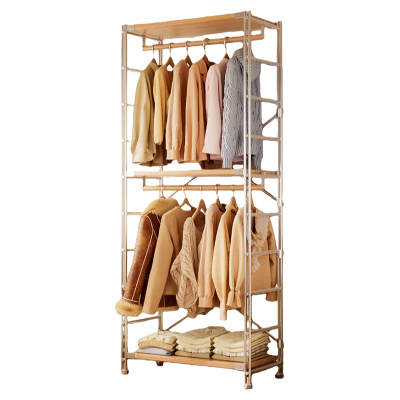 安居客日式衣帽架开放式衣柜卧室