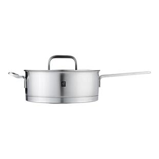 德国双立人24cm单柄煎炒锅平底锅具不锈钢锅具电磁炉燃气适用