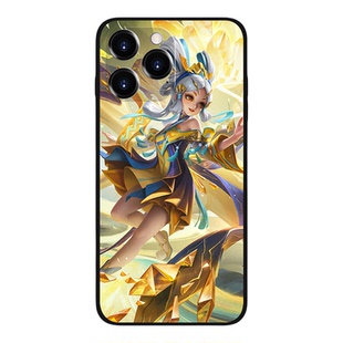 王者荣耀小乔手机壳线条小狗时之魔女山海琳琅生适用于苹果17Mate80红米k90VIVOX300IQOO15OPPOFindX9Magic8